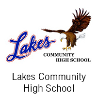 Lakes Community High School logo